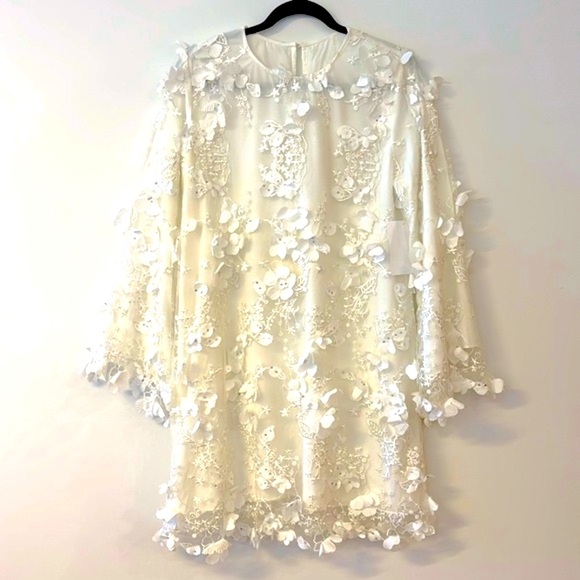 Free People Dresses & Skirts - NWT stunning Mestiza Free People floral appliqué long sleeve dress